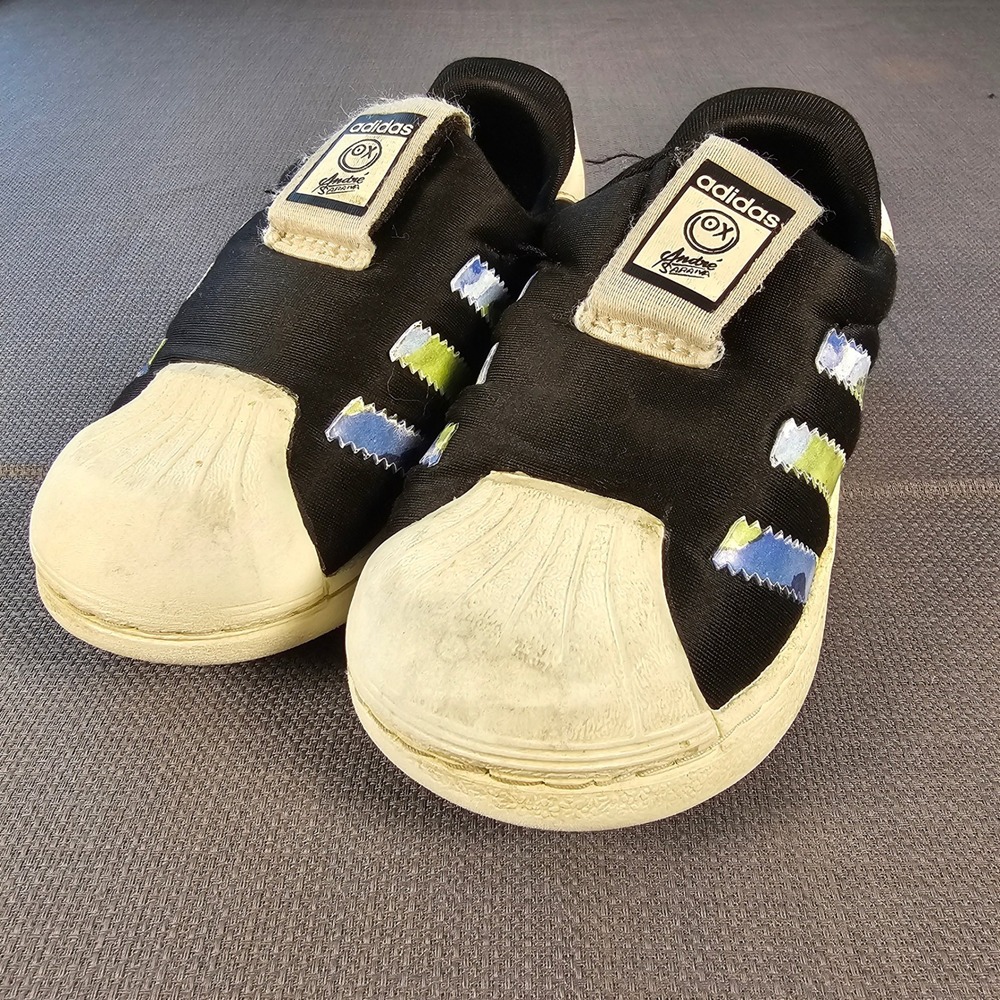 Adidas x Andre Saraiva Superstar 360 Toddler Sneakers‎ Black GY9154 Size 7K